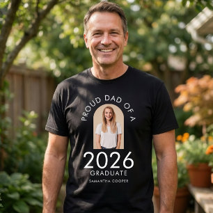 Arch Photo Stolz Papa von 2026 Absolventen T-Shirt