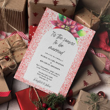 Arch Red Poinsettia Flat Christmas