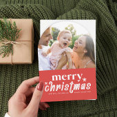 Arch Retro Frohe Weihnachtsreise Fotokarte Einladung