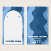 Arch Retro Waves Earring Necklace Juwelier Display (Vorne & Hinten)