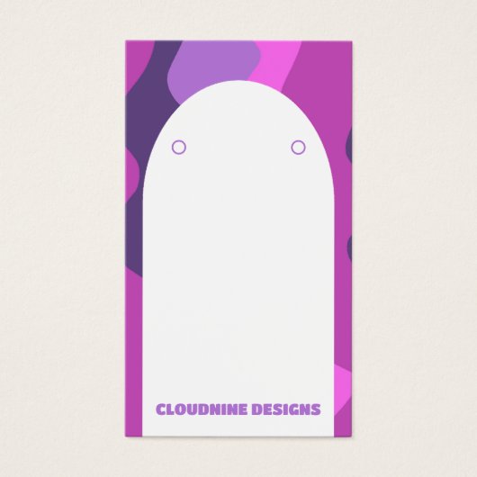 Arch Retro Waves Earring Necklace Juwelier Display (Vorderseite)