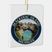 Arch Rock auf Mackinac Island, Michigan Keramikornament (Rechts)