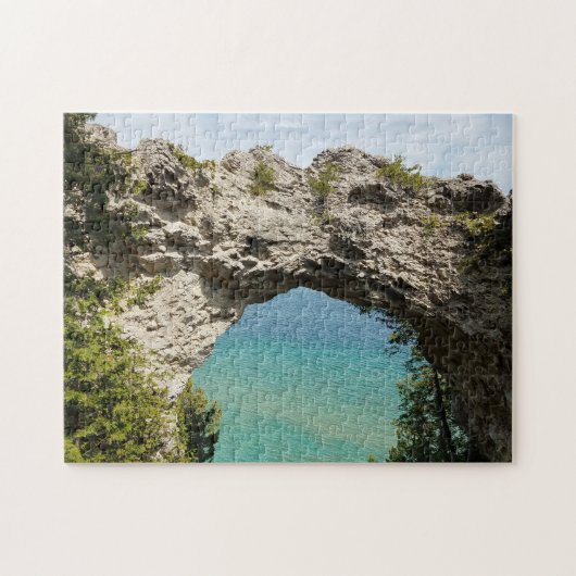 Arch Rock auf Mackinac Island, Michigan Puzzle (Horizontal)