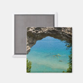 Arch Rock Canoeing Magnet (Vorderseite/Rückseite)