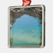 Arch Rock Canoeing Ornament Aus Metall (Links)