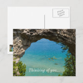 Arch Rock Canoeing Postkarte (Vorne/Hinten)