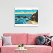 Arch Rock from Maxwell Point, OceansideCoast Leinwanddruck (Insitu (Wohnzimmer))