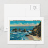 Arch Rock from Maxwell Point, OceansideCoast Postkarte (Vorne/Hinten)