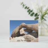 Arch Rock -Joshua Tree Postkarte (Stehend Vorderseite)