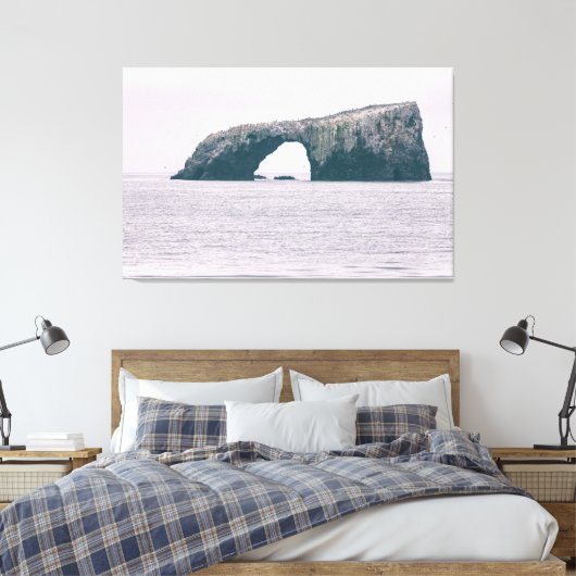 Arch Rock Leinwanddruck (Insitu (Schlafzimmer))