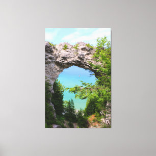 Arch Rock Mackinac Island Michigan Leinwanddruck