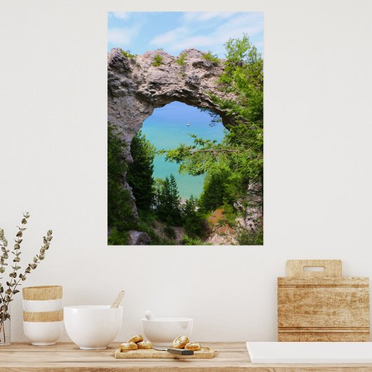 Arch Rock Mackinac Island Poster (Küche)