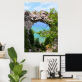 Arch Rock Mackinac Island Poster (Heimbüro)