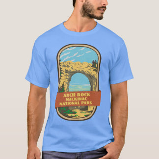 Arch Rock Mackinac Nationalpark Oversifiziert T-Shirt