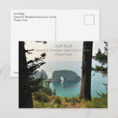Arch Rock, Samuel H. Boardman, Oregon Coast Postkarte (Vorne/Hinten)