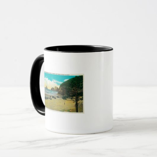 Arch Rocks und Maxwell Point Tasse (Vorderseite Links)