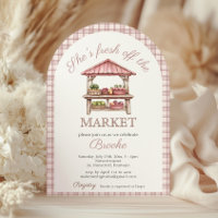 Arch She ist frisch vom Markt pinkfarbenes Brautpa