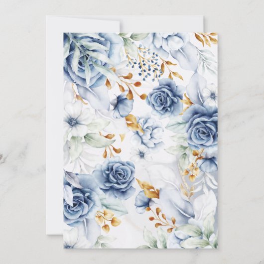 Arch Something Blue Before I Do Bridal Shower Chic Einladung (Rückseite)