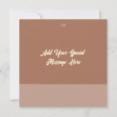 Arch Style Nature Wedding Danke Karte (Rückseite)