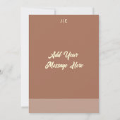 Arch Style Wedding Flat Danke Karte (Rückseite)