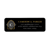 Arch Tassels Minimalistisch Frame Foto Abschluss (Vorne)