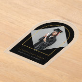 Arch Tassels Minimalistisch Frame Foto Abschluss Acryleinladungen (Ablage )