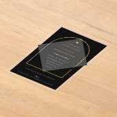 Arch Tassels Minimalistisch Frame Foto Graduate Pa Acryleinladungen (Ablage )