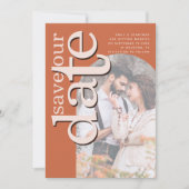 Arch Typografy Foto Overlay Save The Date (Vorderseite)