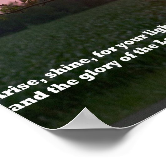 Arch- und Shine-Poster Poster (Ecke)