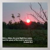 Arch- und Shine-Poster Poster (Vorne)