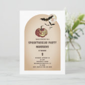 Arch Vampire Spooktacular Geburtstag Einladung (Stehend Vorderseite)