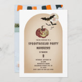 Arch Vampire Spooktacular Geburtstag Einladung (Vorne/Hinten)