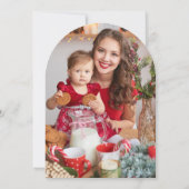 Arch Viktorianisch Weihnachts-Weihnachtskarte Einladung (Rückseite)