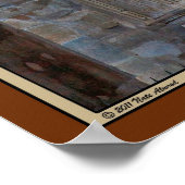 Arch von Konstantine und das Kolosseum Poster (Ecke)