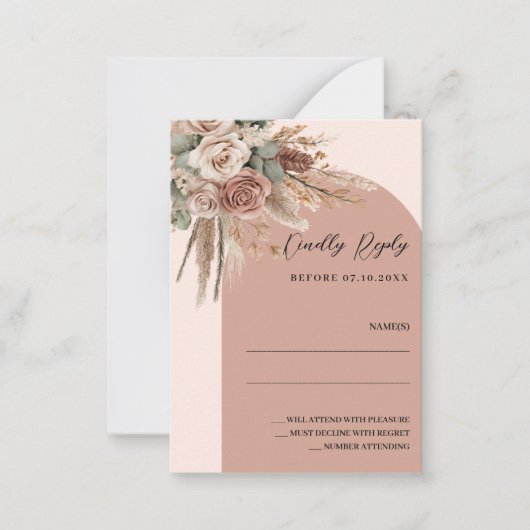 Arch wedaction UAWG beige taupe Mitteilungskarte (Vorderseite)