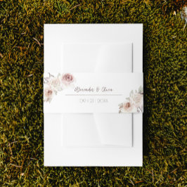 Arch Wedding mit Bohemischen Rose Einladungsbanderole