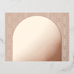 Arch Wedding RSVP Card Folie Einladungspostkarte