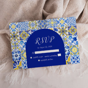 Arch Wedding RSVP Karte