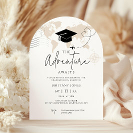 Arch Weltkarte - Abenteuer auf Tour Einladung