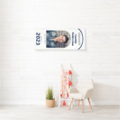 Arch White Blue Foto Abschluss Banner (Insitu)