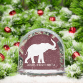 Arch White Elephant Christmas Plaid Gift Funny  Schneekugeln (Weihnachten)