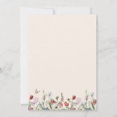 Arch & Wild Blume Kinderdusche Einladung (Rückseite)