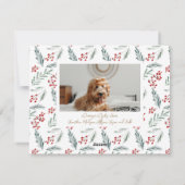 Arch Winter Botanicals Foto Weihnachten (Rückseite)