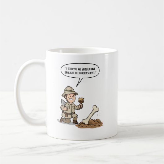 Archaeologist Explorer Spirit – Ancient Discovery  Kaffeetasse (Links)