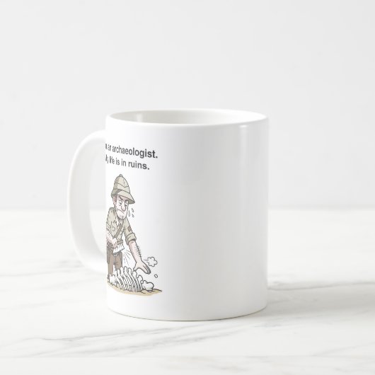 Archaeologist Explorer Spirit – Ancient Discovery  Kaffeetasse (Vorderseite Links)