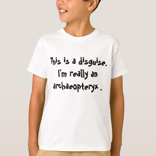 Archaeopteryx-Kostüm T-Shirt (Vorderseite)