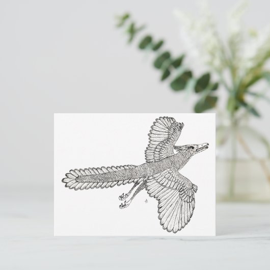 Archaeopteryx Postkarte (Stehend Vorderseite)