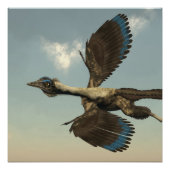 Archaeopteryx-Vögel Dinosaurier fliegen - 3D-Darst Poster (Vorderseite)