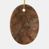 Archaeopteryxfossil - Verzierung Keramikornament (Vorne)