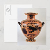 Archaic Ionian Hydria Postkarte (Vorne/Hinten)